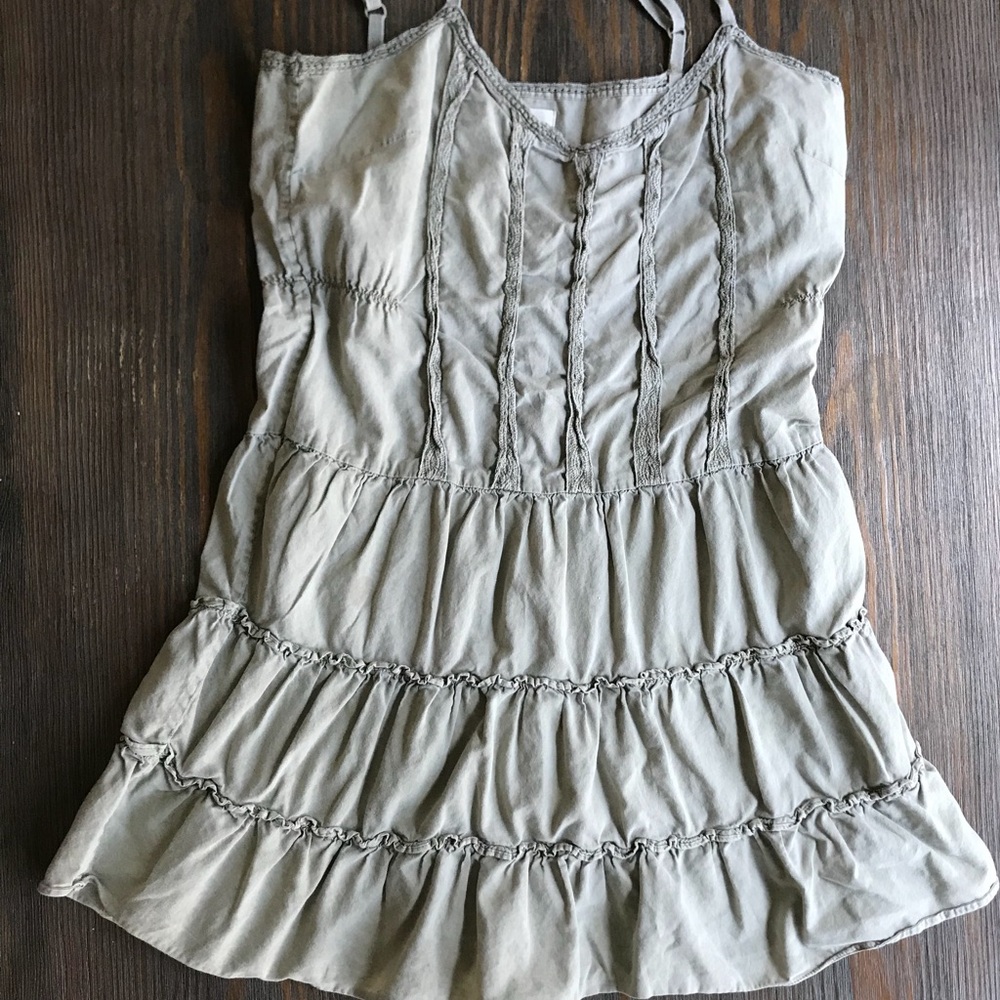 Olive green vintage Free People dress